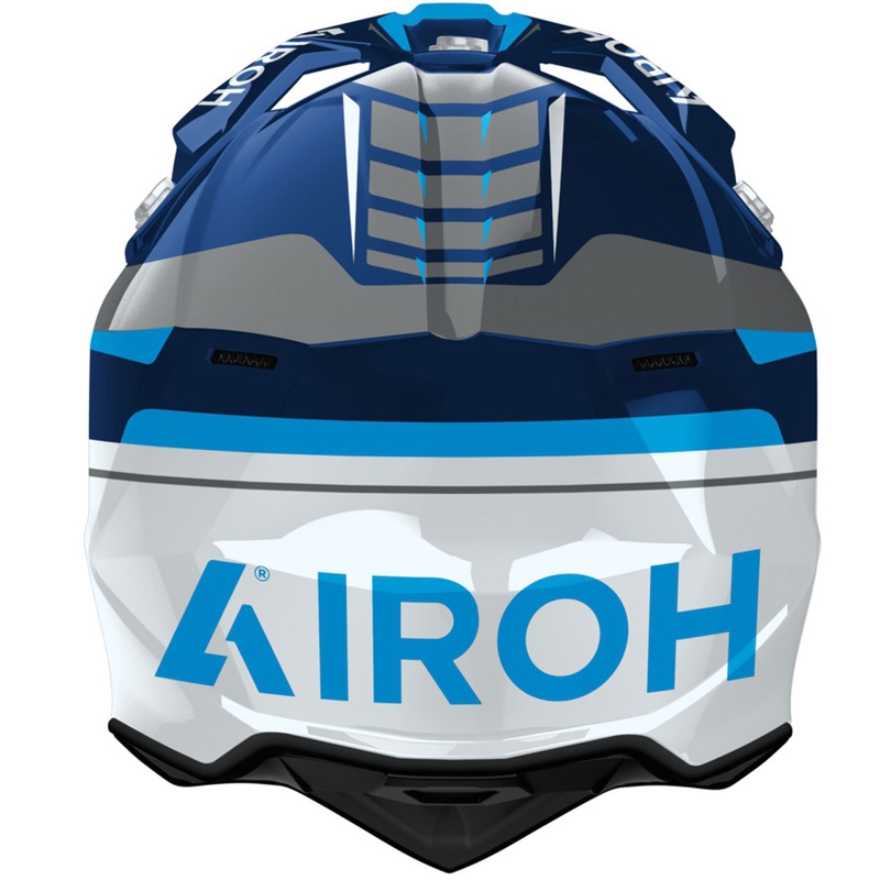 Motokrossikiiver Airoh Wraaap Conquer läikiv sinine
