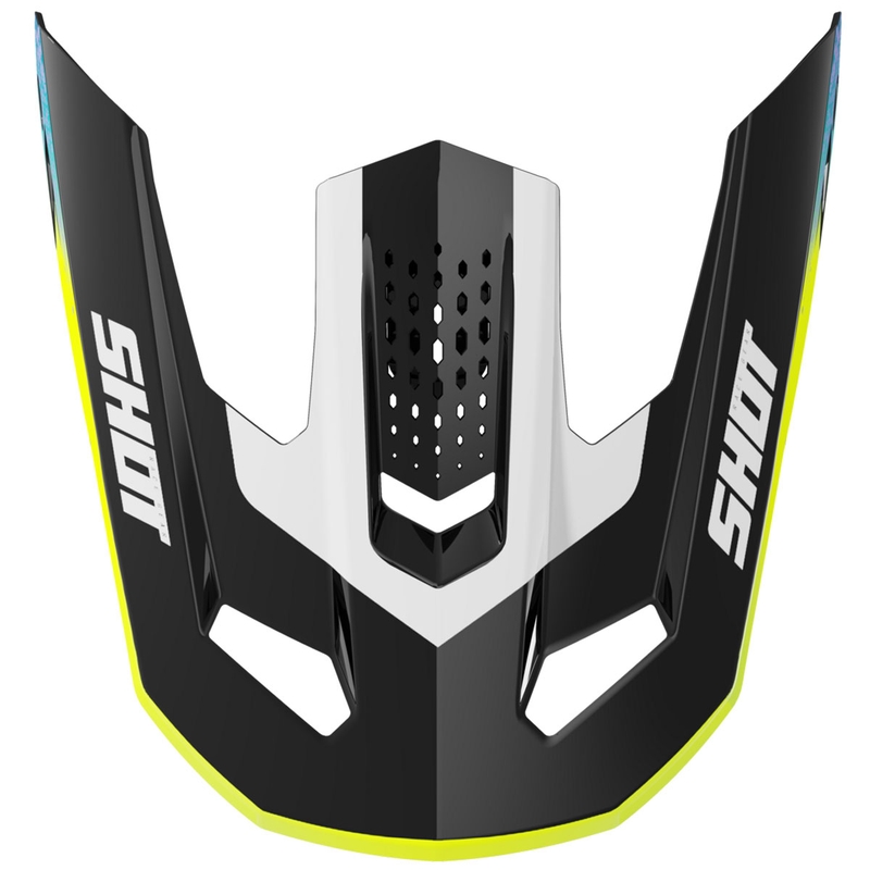 Kiivri visiir Shot Speed Hybrid läikiv fluo kollane