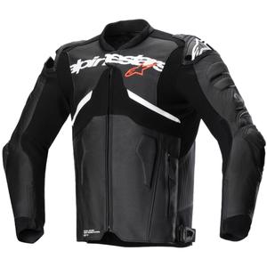 Alpinestars Atem 5 must-valge nahast mootorrattajope