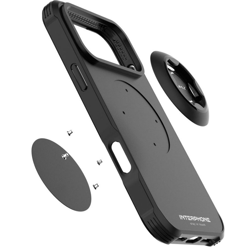 Telefoni ümbris Interphone QUIKLOX Tetraforce-Apple iPhone 17 Pro Max must