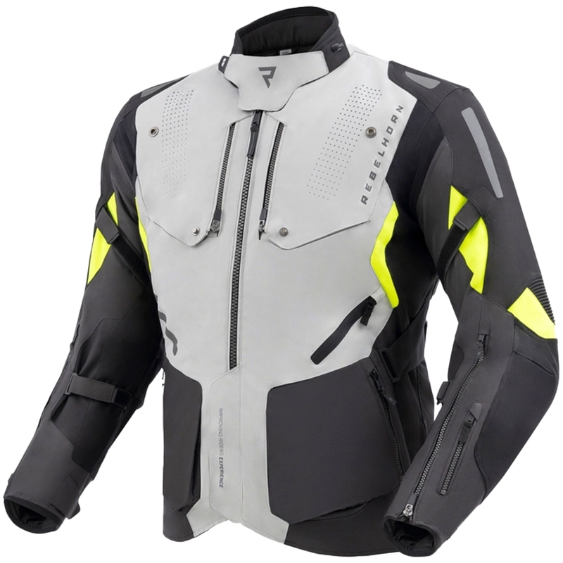 Rebelhorn Hiker IV must-hall-fluo kollane mootorratta jope