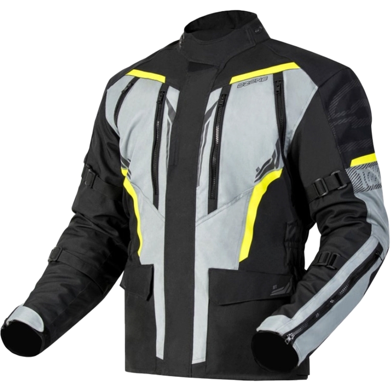 Mootorratta jope Ozone Tour III must-hall-fluo kollane