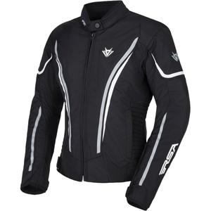 Naiste RSA Wasp must-hall-valge mootorratta jakk