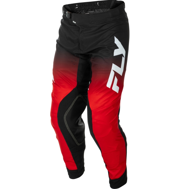 Motokrossi püksid FLY Racing Evolution punane-must-valge