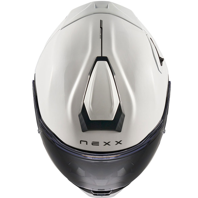 Integreeritud mootorratta kiiver Nexx X.TR Plain valge