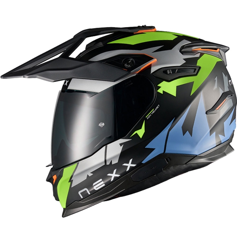 Enduro mootorratta kiiver NEXX Y.TRAVL Primal must-fluo kollane