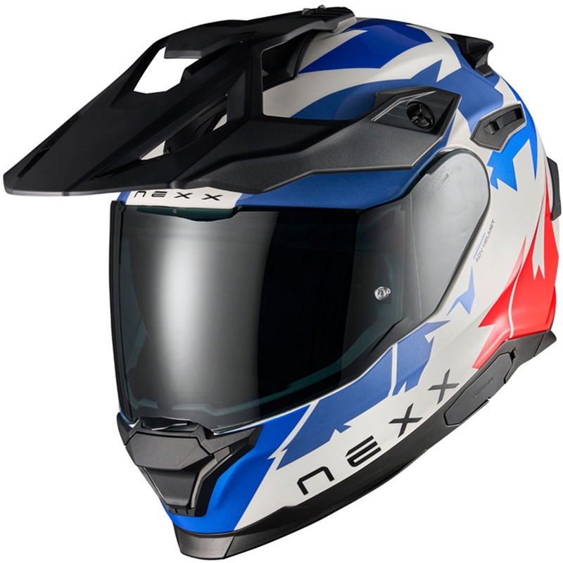 Enduro mootorratta kiiver NEXX Y.TRAVL Primal sini-punane