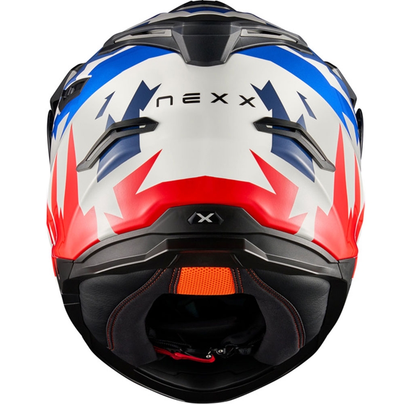 Enduro mootorratta kiiver NEXX Y.TRAVL Primal sini-punane