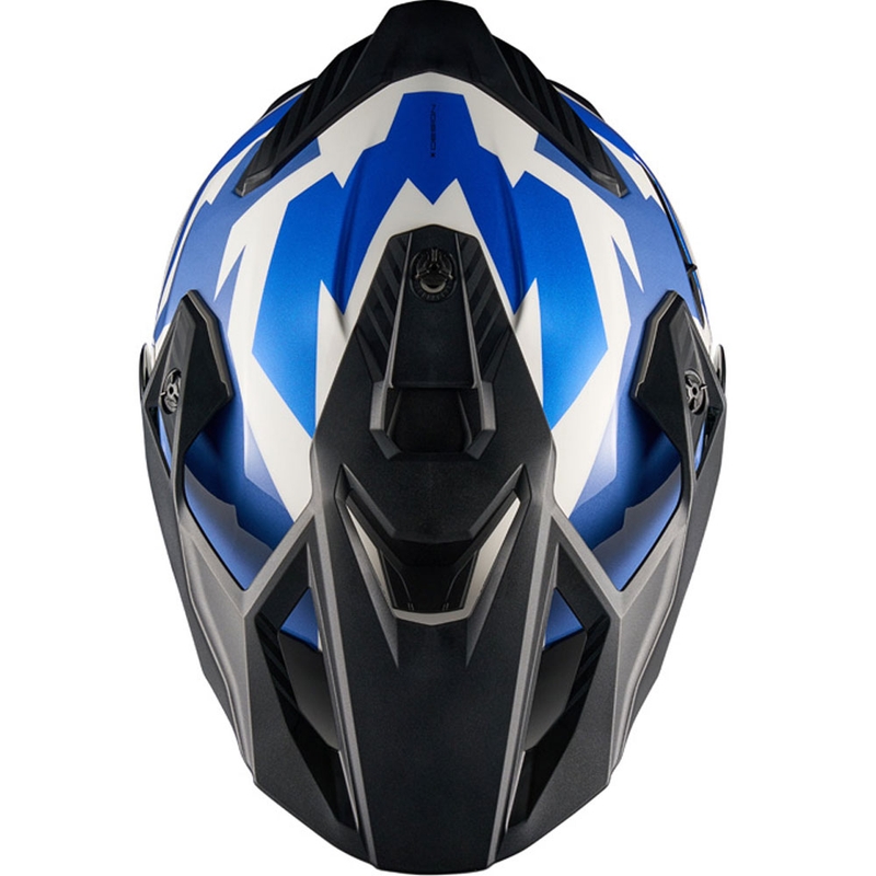 Enduro mootorratta kiiver NEXX Y.TRAVL Primal sini-punane