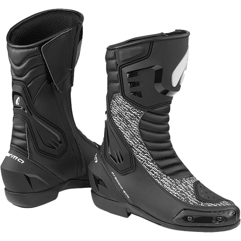 Forma Freccia EVO must-valged mootorratta saapad