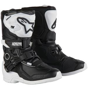 Alpinestars Tech 3S Kids must-valged mootorratta saapad