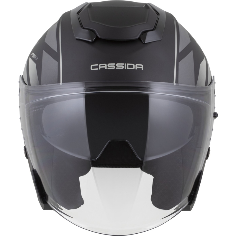 Cassida Jet Tech 2.0 RoTo avatud mootorratta kiiver matt must-hall-valge