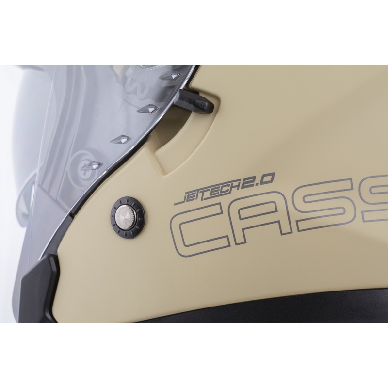 Cassida Jet Tech 2.0 RoTo avatud mootorratta kiiver matt liivamust-hall