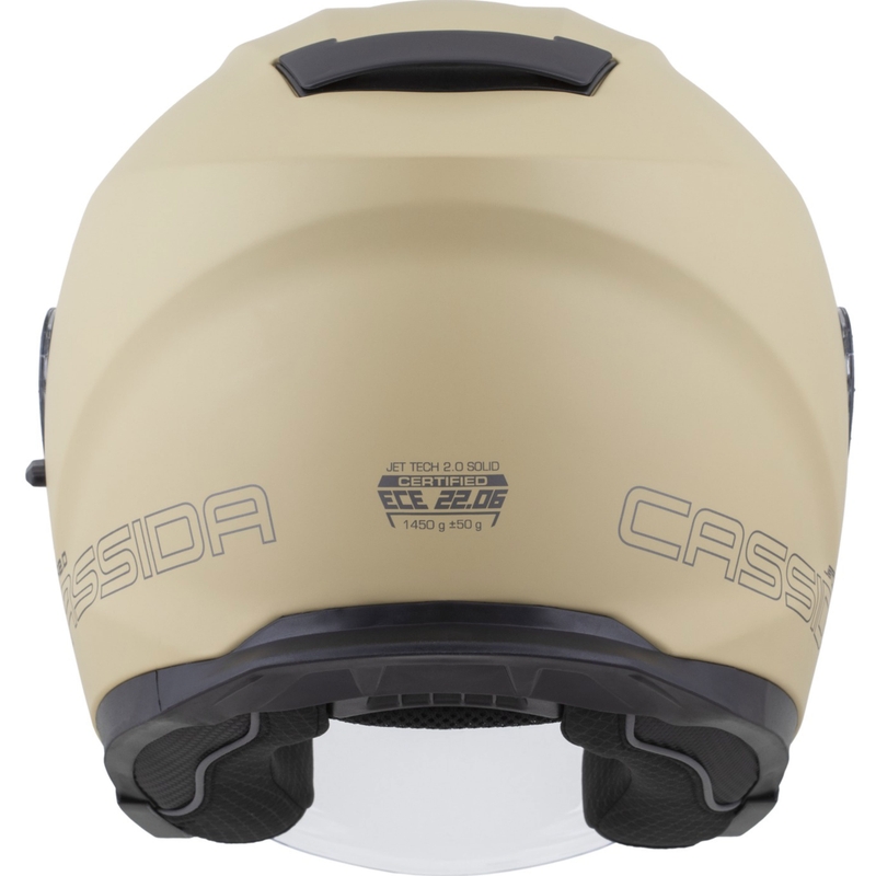 Cassida Jet Tech 2.0 RoTo avatud mootorratta kiiver matt liivamust-hall
