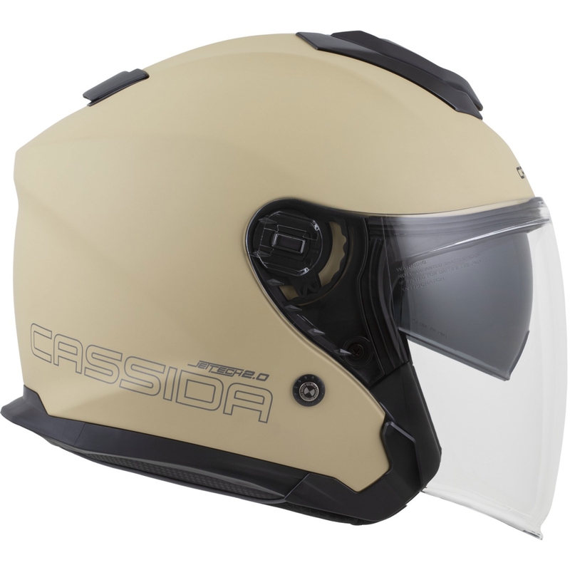 Cassida Jet Tech 2.0 RoTo avatud mootorratta kiiver matt liivamust-hall
