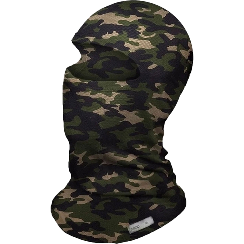 Mootorratta kapuuts nanosilver® camouflage roheline