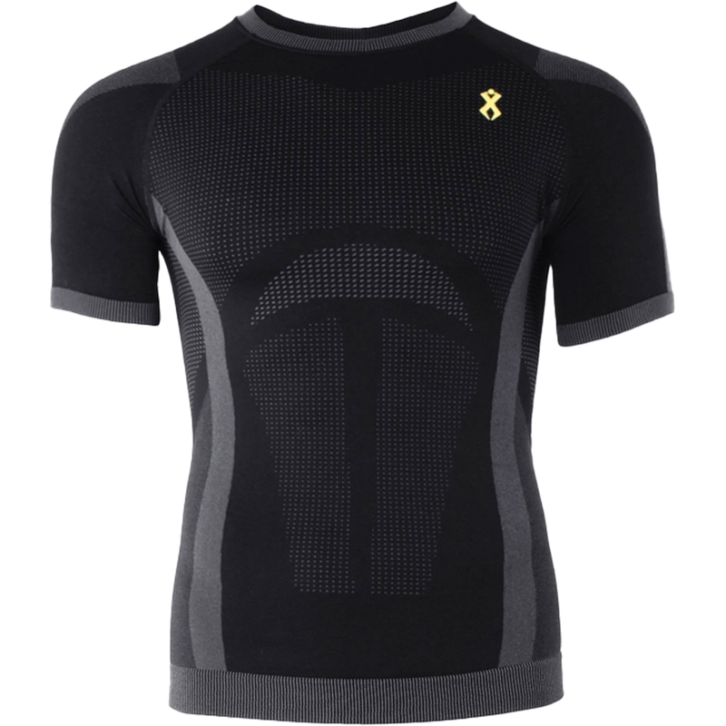 Meeste funktsionaalne T-särk Rilax Noah must - lühikeste varrukatega