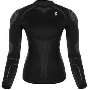 Naiste funktsionaalne T-särk Rilax Mia must - pikkade varrukatega