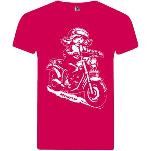 MotoZem Tüdrukute T-särk - Biker Pink