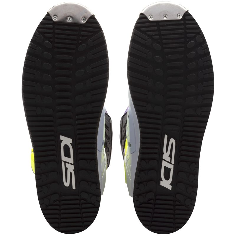 Mootorrattasaapad SiDi Crossair HD End BB002 lilla-kollane-valge