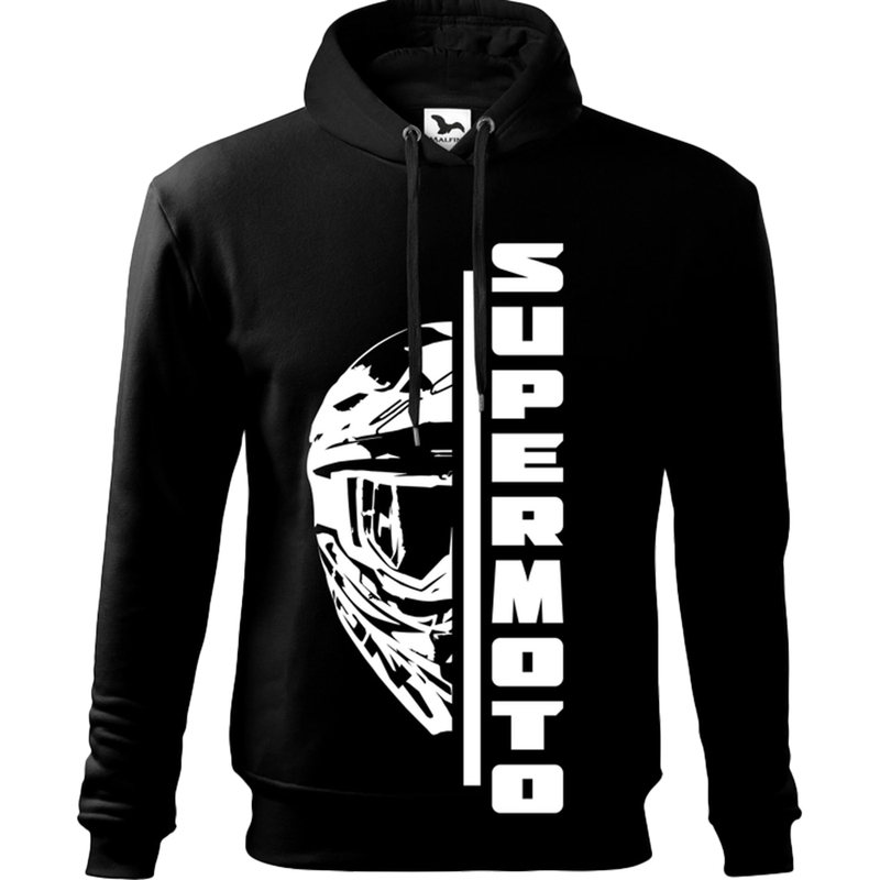 Meeste kapuutsiga SUPERMOTO must