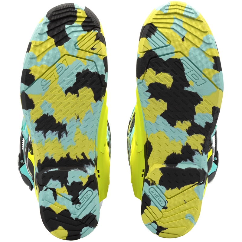 SiDi Crossair X piparmündikollased mootorratta saapad