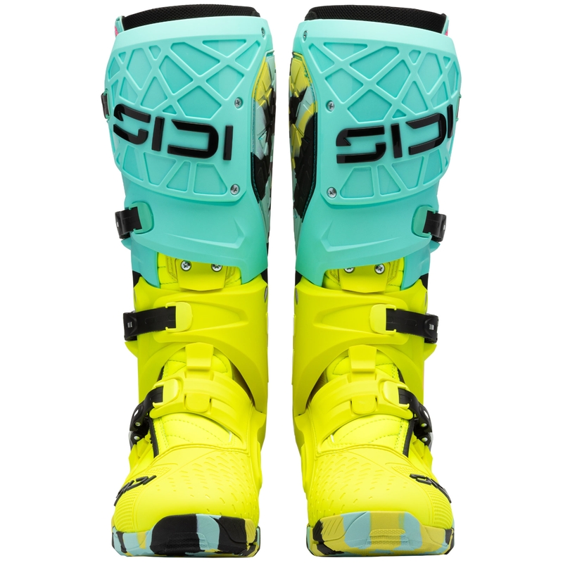 SiDi Crossair X piparmündikollased mootorratta saapad