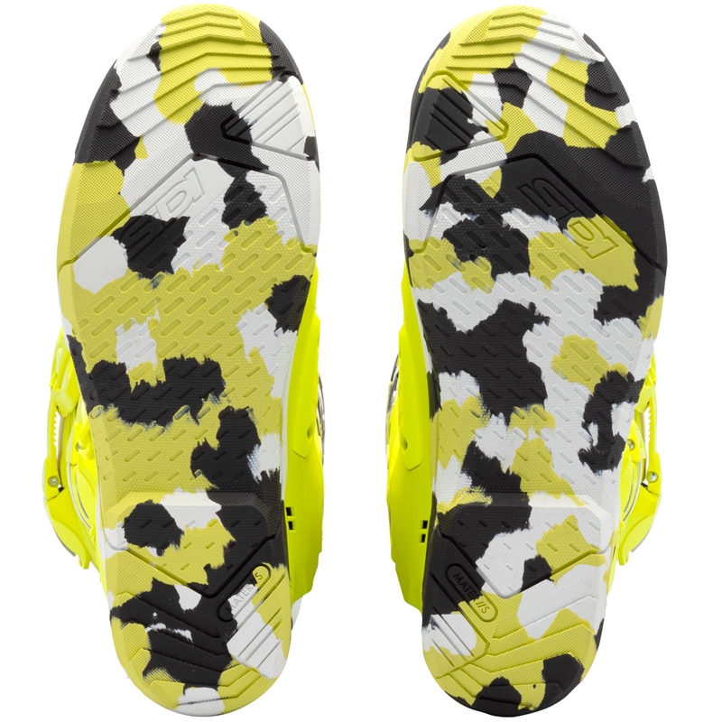 SiDi Crossair X RACR001 must-fluo kollane mootorratta saapad