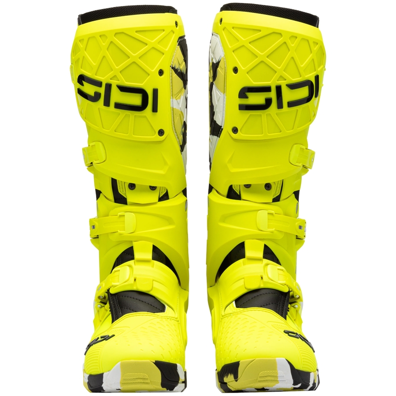 SiDi Crossair X RACR001 must-fluo kollane mootorratta saapad