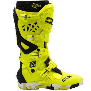 SiDi Crossair X RACR001 must-fluo kollane mootorratta saapad