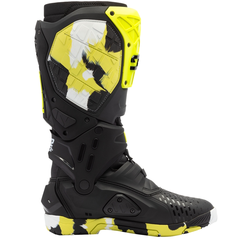 Mootorrattasaapad SiDi Crossair X RACR002 fluo kollane-must