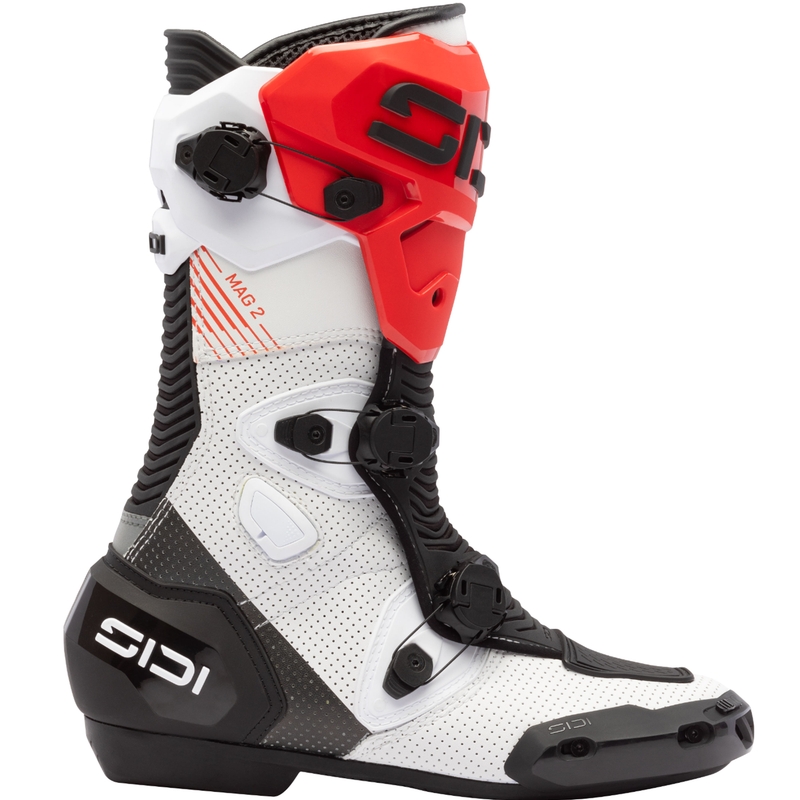 SiDi MAG 2 Air valge-must-punased mootorratta saapad