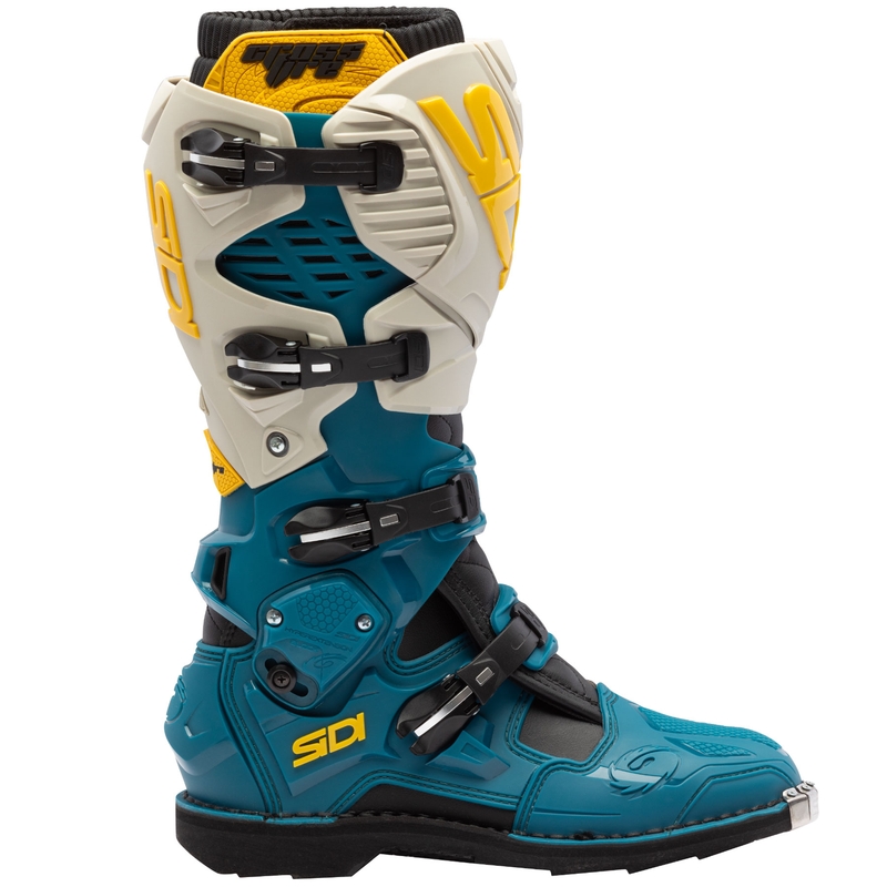 SiDi Crossfire 3 beež-sinised mootorratta saapad