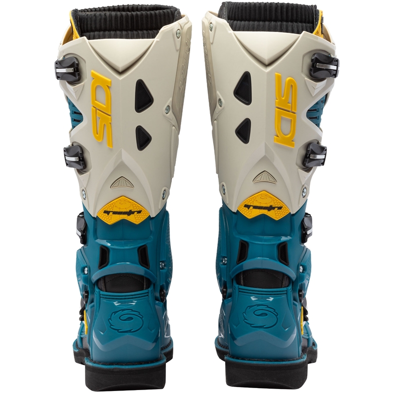 SiDi Crossfire 3 beež-sinised mootorratta saapad