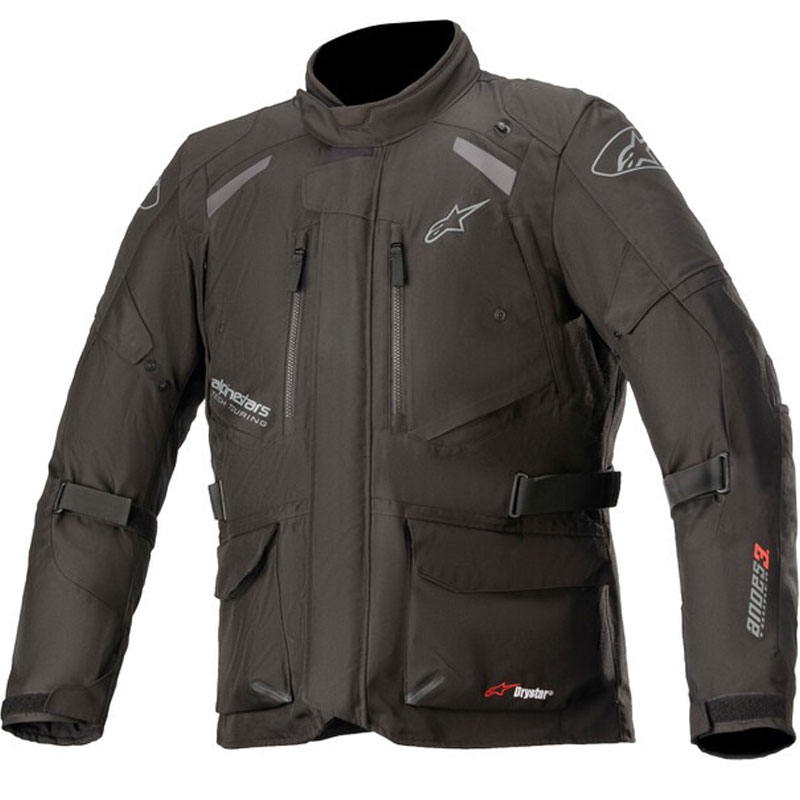 Alpinestars Andes Drystar Black mootorratta jope