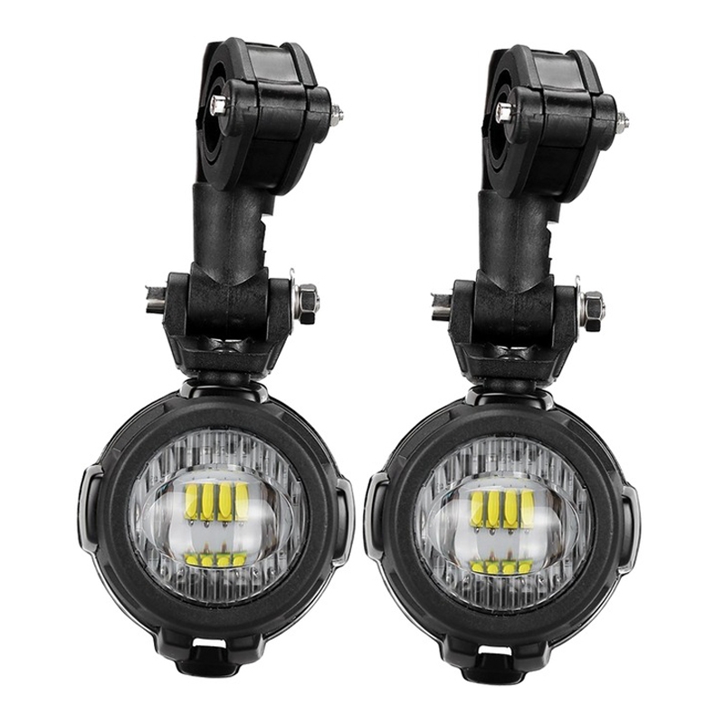 Täiendavad LED tuled St Tuning koos kaitsekattega BMW R1200 GS ja R1250 GS LC 2013-2019 jaoks