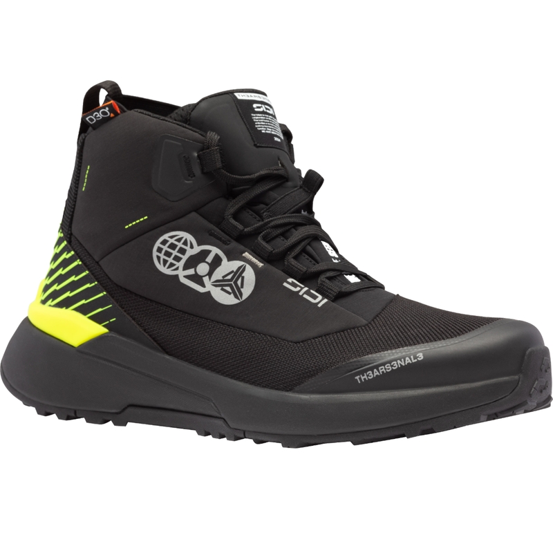 Mootorrattasaapad SiDi Nucleus TH3 WP fluo kollane