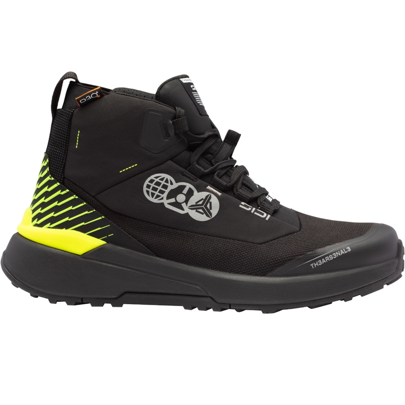 Mootorrattasaapad SiDi Nucleus TH3 WP fluo kollane