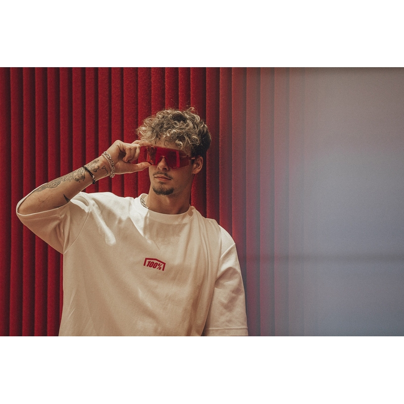 100% Slendale päikeseprillid HIPER Fire red klaasiga