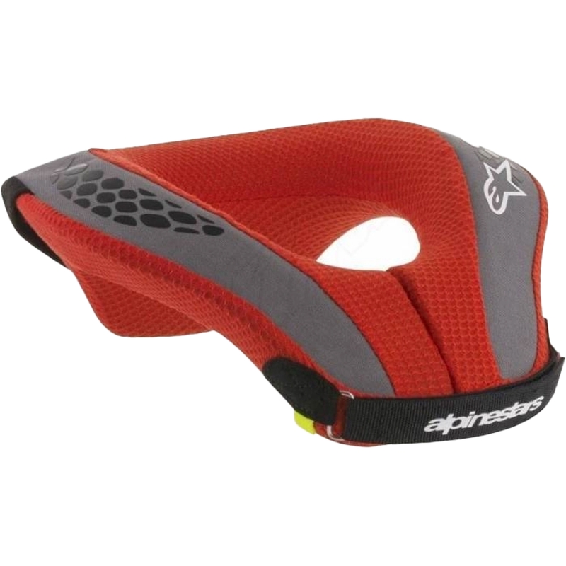 Alpinestars Sequence Youth Black-Red-Gray-Fuo Yellow Kids Neckwarmer (must-punane-hall-kollane)