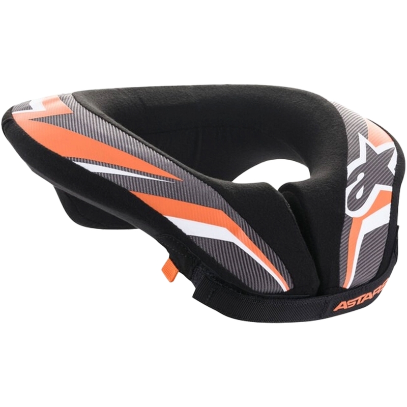 Alpinestars Sequence noorte kaelakaitse must, valge ja oranž