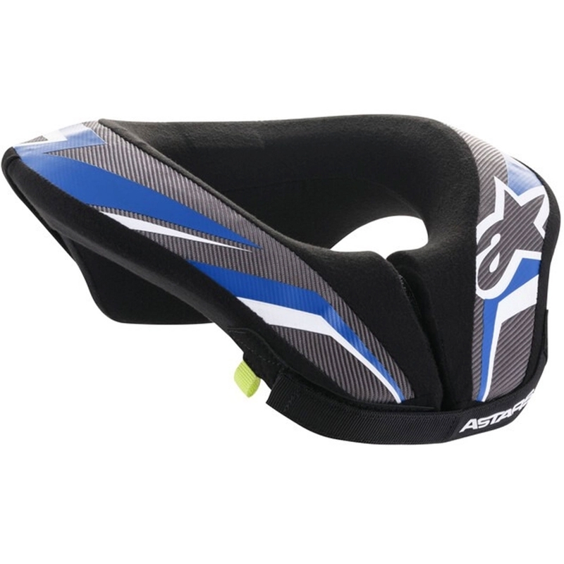 Alpinestars Sequence noorte kaelakaitse must, valge ja sinine