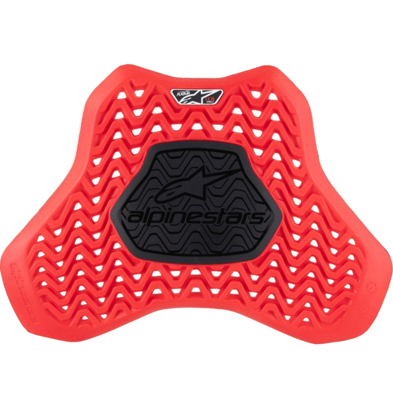 Alpinestars Nucleon Plasma Racing punane ja must sisestatav rinnakaitse
