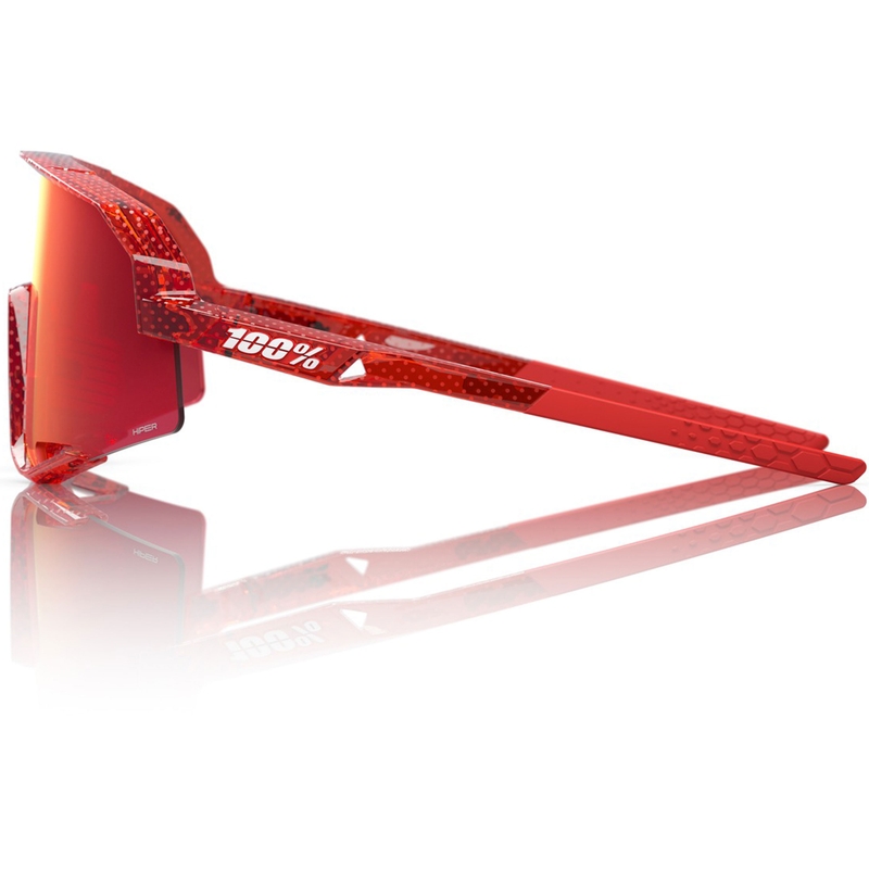 100% Slendale päikeseprillid HIPER Fire red klaasiga