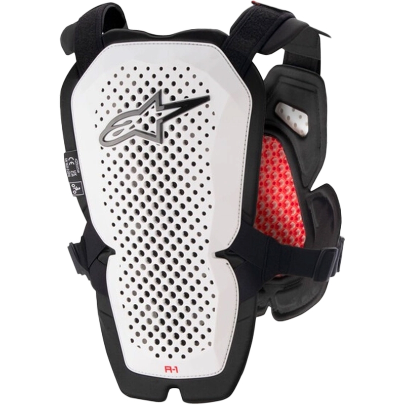 Alpinestars A-1 PRO valge-must-punane rinnakaitse