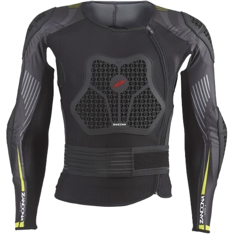 Kehakaitse Zandona Netcube X7 must-fluo kollane 170-179 cm