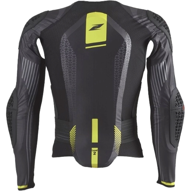 Kehakaitse Zandona Netcube X7 must-fluo kollane 170-179 cm