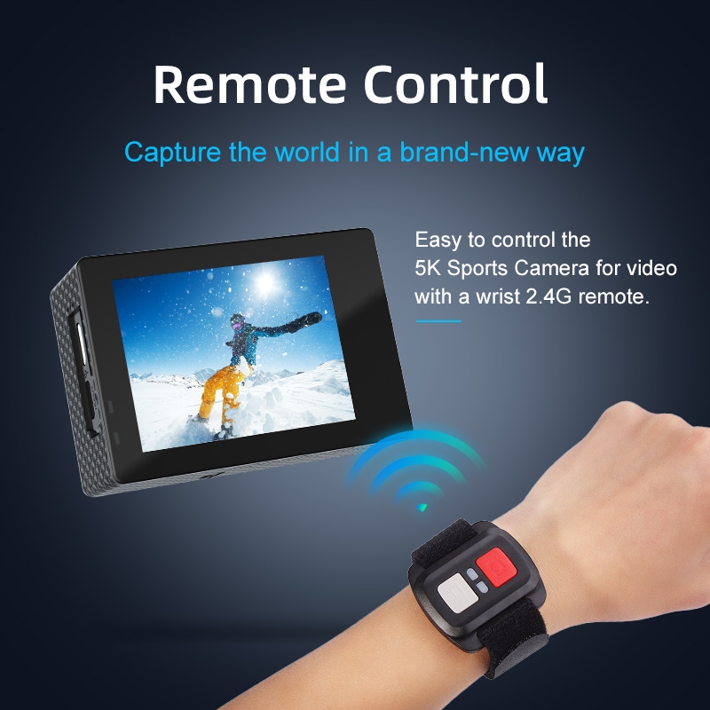 MaxTo Action Cam 5k mootorrattakaamera