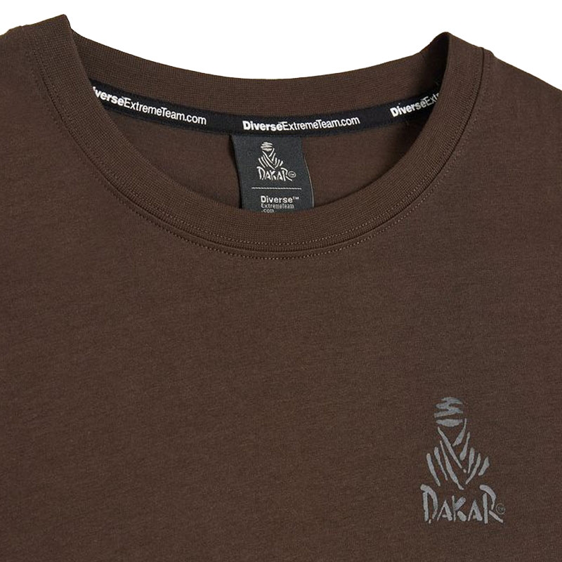 Dakari logoga SMR T-särk, pruun