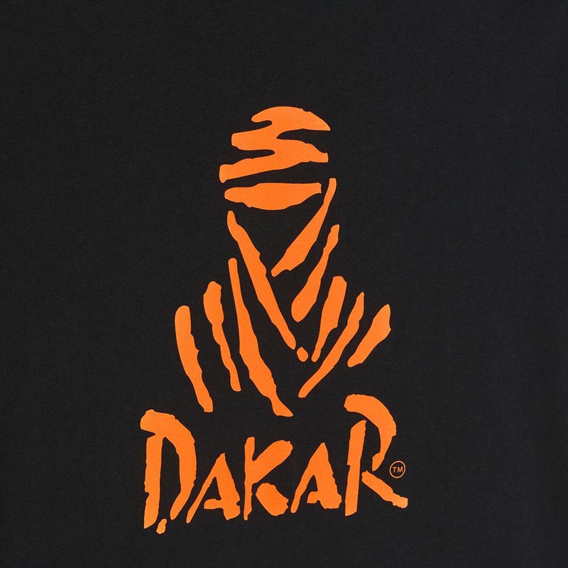 Dakari logoga 256 T-särk must
